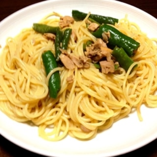 和風！万願寺とうがらしとツナのあっさりパスタ